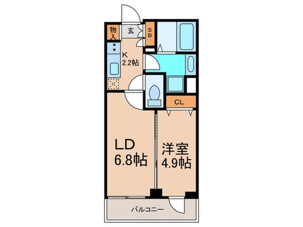 ミュプレ渋谷の物件間取画像